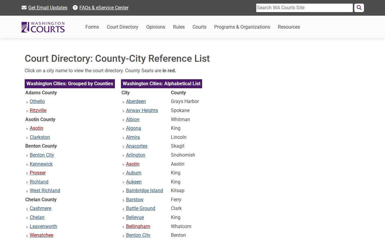 Brewster criminal record court directory for Okanogan County