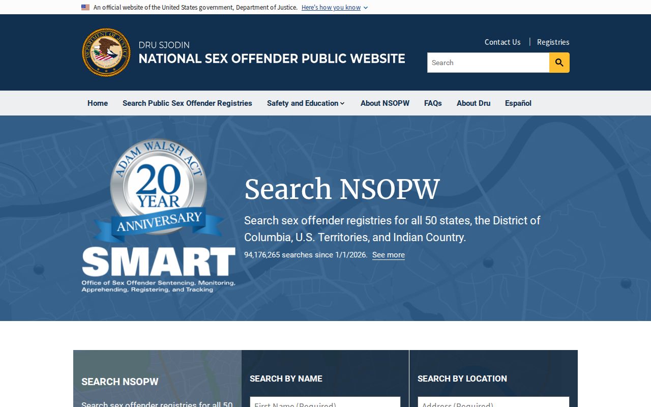 National sex offender search for cross-state Okanogan County registry research