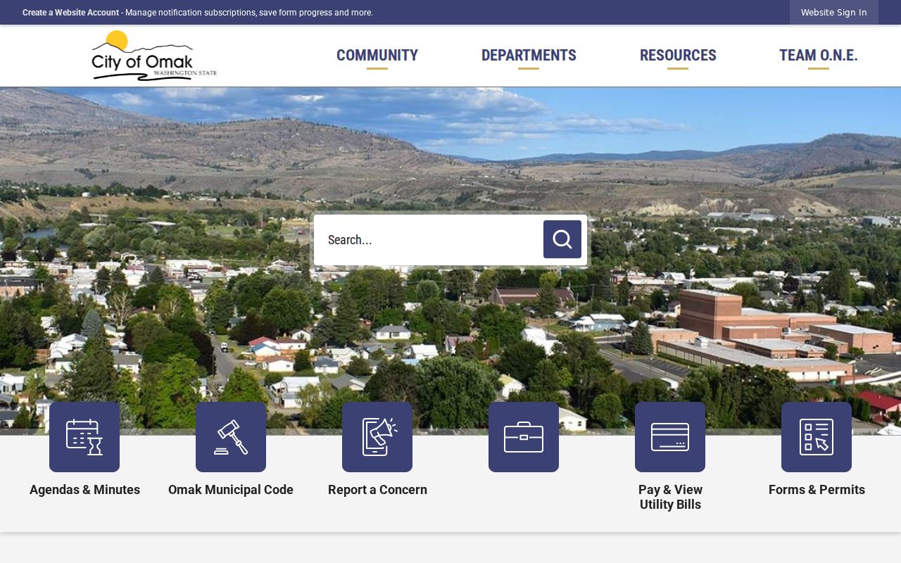 City of Omak government source for Omak criminal records